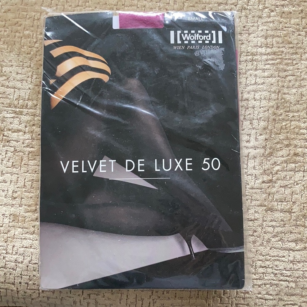 Velvet deluxe 50 size small tights (purple)